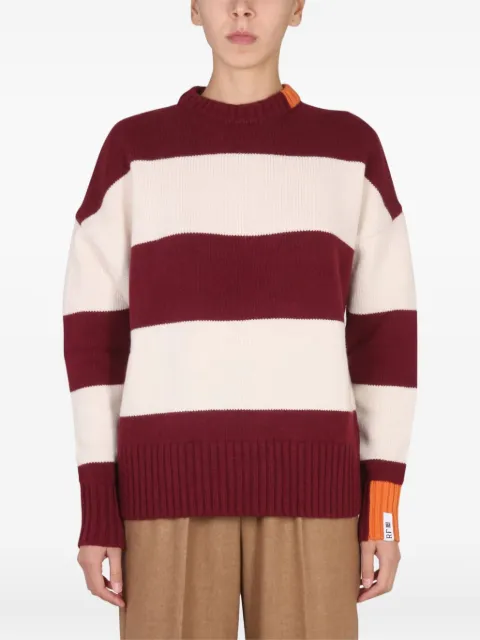 RIGHT FOR striped jumper Red A2203WOPA