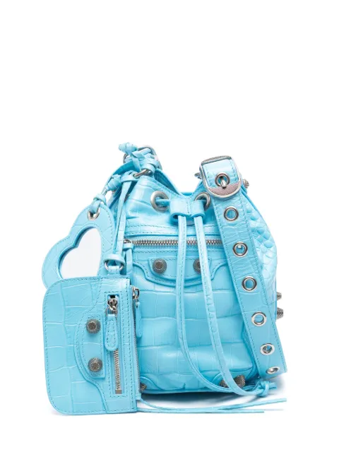 Balenciaga Le Cagole Xs bucket bag Blue 70243123EBY