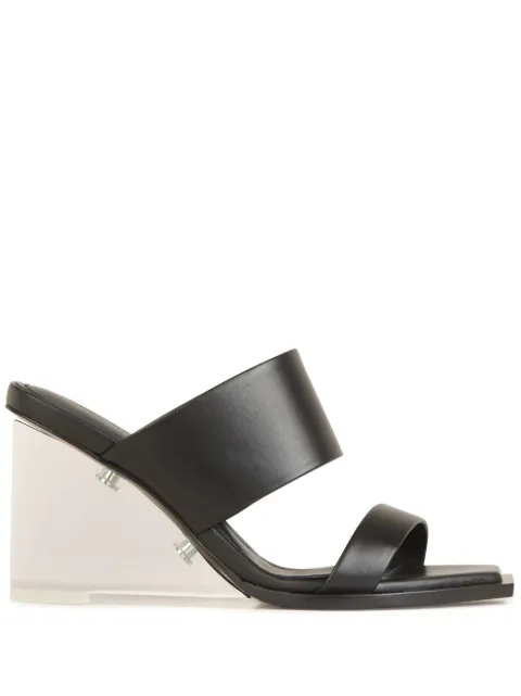 Alexander McQueen 75mm leather sandals Black 746243WIDQ0