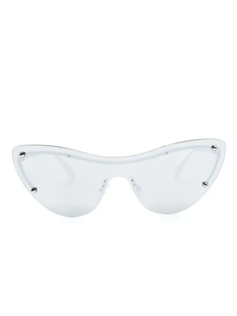 Alexander McQueen Eyewear frameless tinted sunglasses Silver 744518I33101273