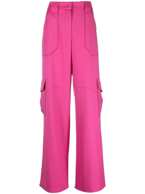 Fabiana Filippi wide-leg cargo trousers Pink PAD273W4260000D306