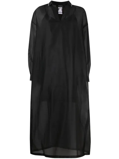 Fabiana Filippi silk-blend midi dress Black ABD273B5790000I810