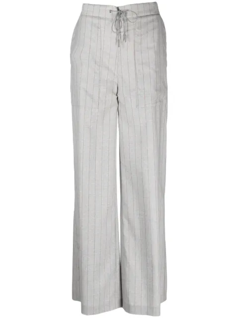 Fabiana Filippi pinstripe straight-leg trousers Grey PAD273B6700000D531
