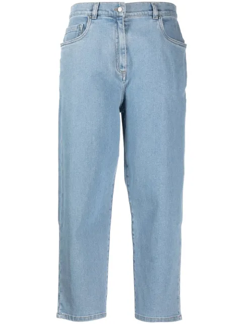 Fabiana Filippi high-waisted cropped jeans Blue PAD273W4050000H438