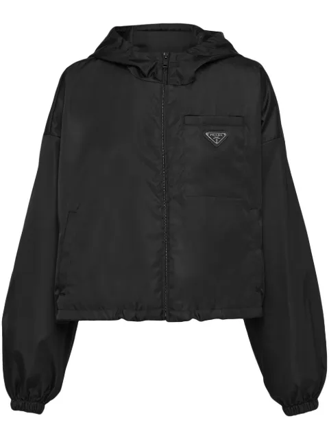 Prada Re-nylon cropped jacket Black 29X900S2021WQ8