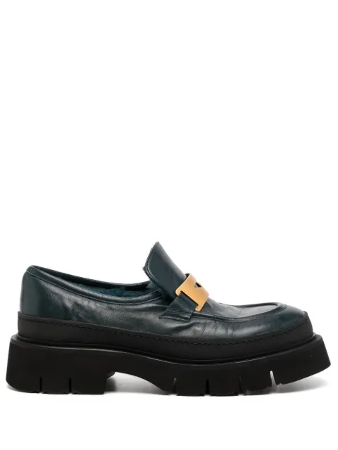Madison Maison lug-sole 40mm loafers Green MD52