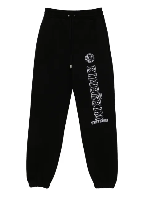 Kimhekim logo-appliqué track pants Black PF22SP023BK