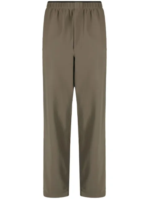 GR10K mid-rise straight-leg trousers Green AW22GR97AEBSG