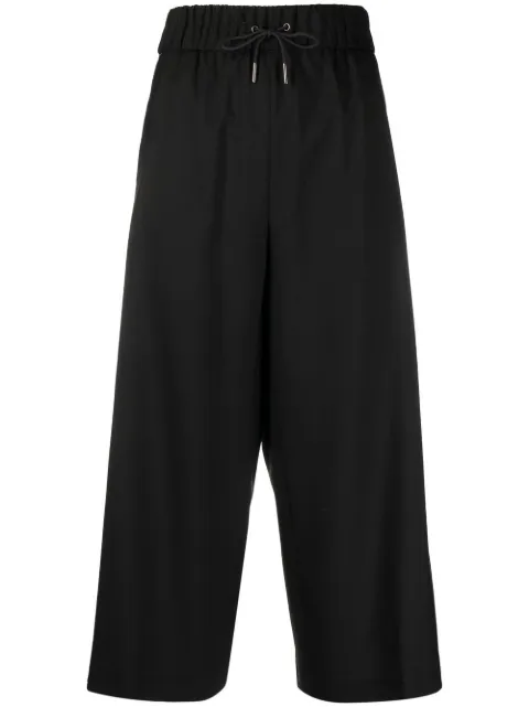 Fabiana Filippi cropped flared trousers Black PAD273W3980000D306