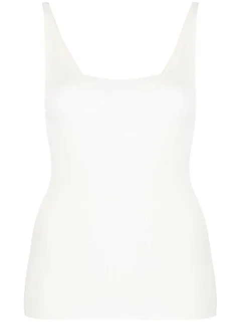 Fabiana Filippi ribbed-knit tank top White MAD273B4930000N821