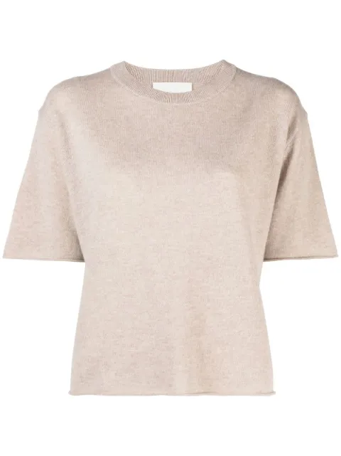 Lisa Yang Cila cashmere T-shirt Neutrals 2023084
