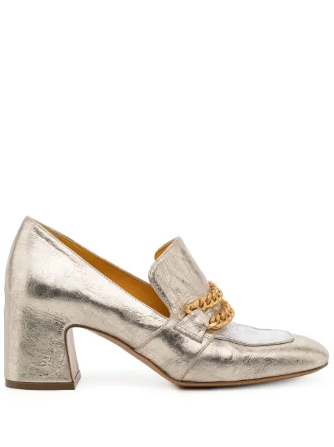 Madison Maison block heel loafers Silver L867