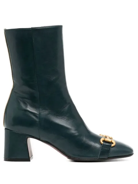 Madison Maison 60mm Back Stripe horsebit-detail boots Blue P921