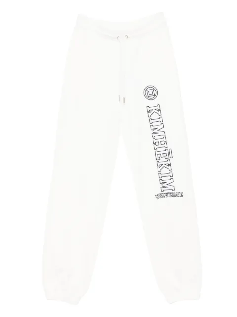 Kimhekim logo-appliqué track pants White PF22SP021WH