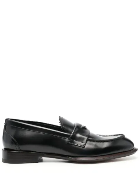 Alexander McQueen coin-embellished penny loafers Black 705086WHSWJ