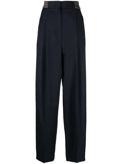 Fabiana Filippi straight-leg cut tailored trousers Blue PAD273W3990000H382