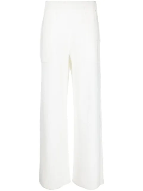Fabiana Filippi knitted straight-leg trousers White PAD273B6570000D273