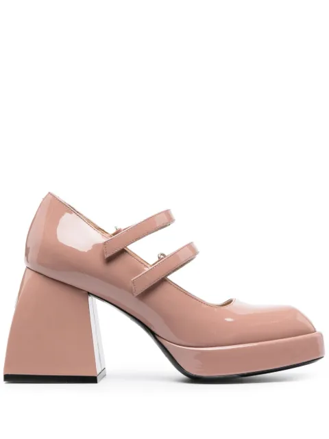 Nodaleto Bulla Babies 90mm leather pumps Pink NO11011265