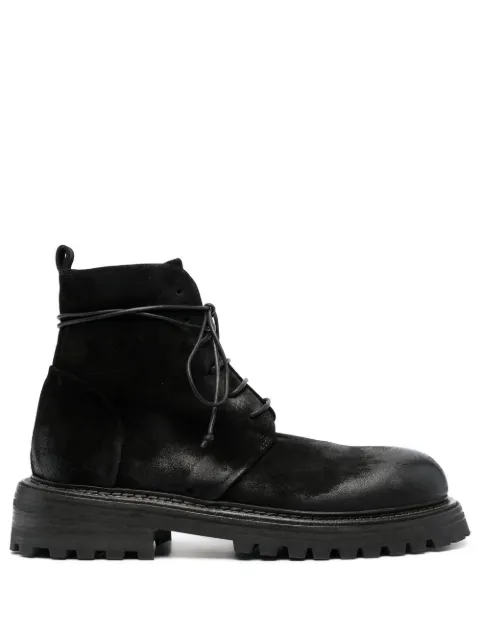 Marsèll suede lace-up ankle boots Black MM4025