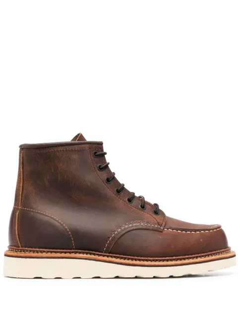 Red Wing Shoes 1907 Heritage Work Moc Toe boots Brown 01907