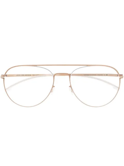Mykita Eero pilot-frame glasses Silver EERO