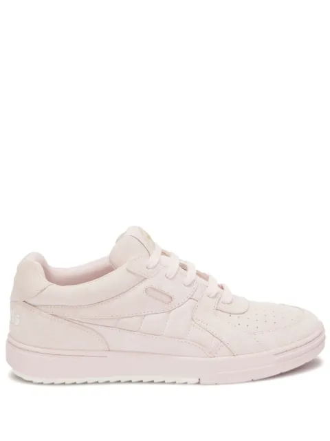 Palm Angels suede low-top sneakers Pink PWIA049S23LEA0023001