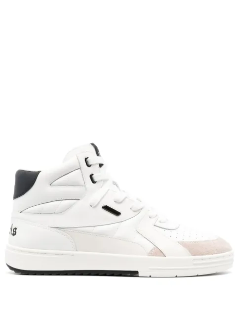 Palm Angels University mid-top sneakers White PMIL002S23LEA0010110