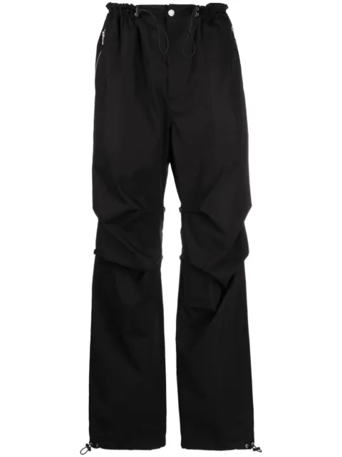 Palm Angels Upsidedown Palm cargo trousers Green PMCF020S23FAB0011055