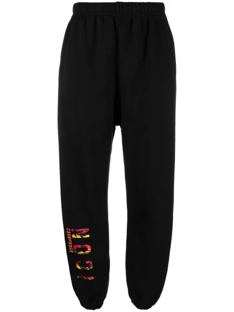 DSQUARED2 logo-print track pants Black S80KA0028S25516