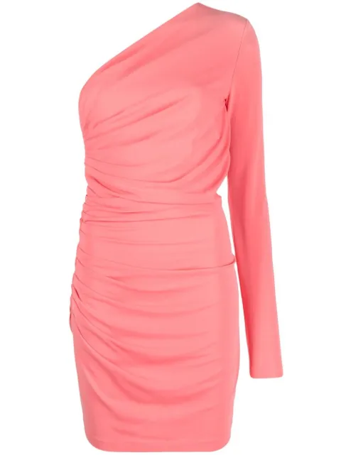 DSQUARED2 ruched one-shoulder minidress Pink S72CV0260S22679