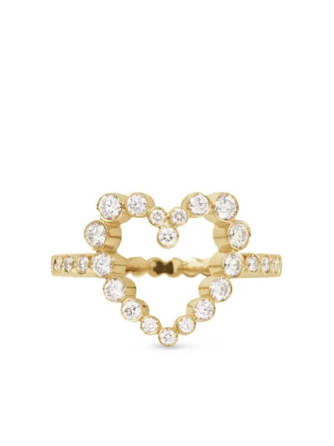 Sophie Bille Brahe 18kt yellow gold Ensemble Coeur Heart ring Gold RI23LETHRTWH50
