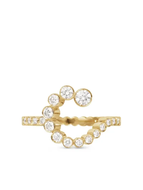 Sophie Bille Brahe 18kt yellow gold Ensemble Coeur C ring Gold RI23LETCWH47