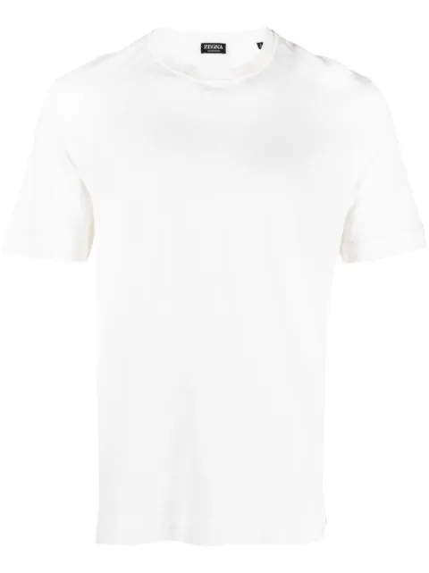 Zegna rear-patch T-shirt White UB386A5B718