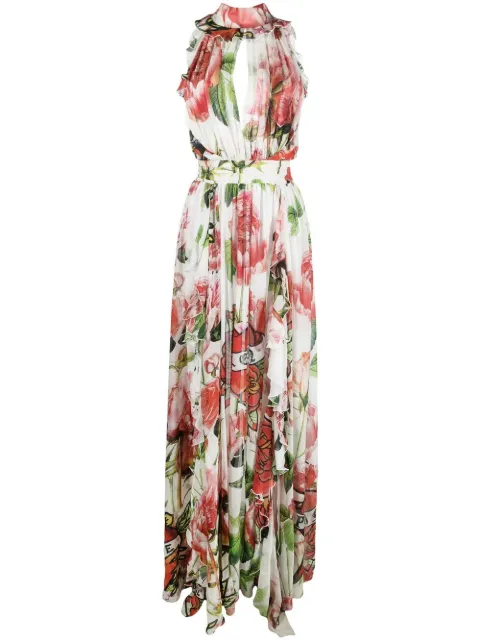 Philipp Plein Love silk dress White PACCWRG2569PTE028N