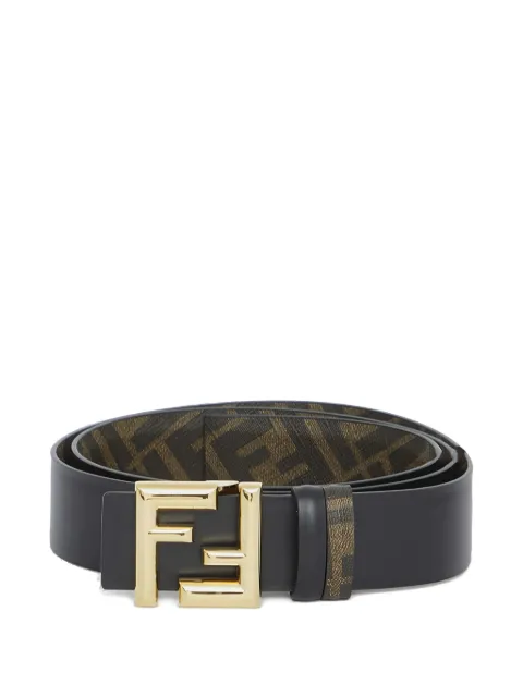 FENDI FF monogram reversible belt Brown 7C0488AFF2
