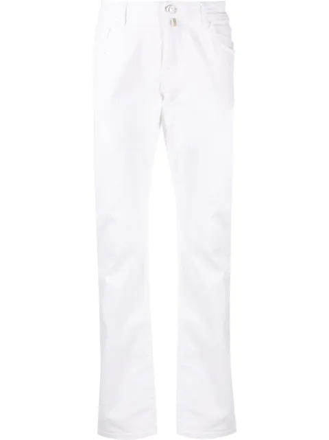 Billionaire mid rise straight leg jeans White IACCMDT3132BTE001N