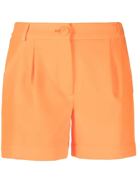Philipp Plein crystal-embellishment tailored shorts Orange PACCWRT1361PTE008N