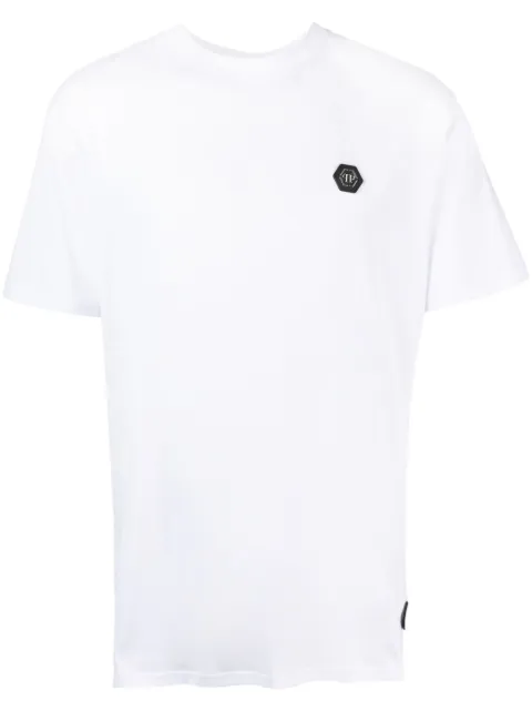 Philipp Plein graphic-print cotton t-shirt White PACCMTK6267PJY002N