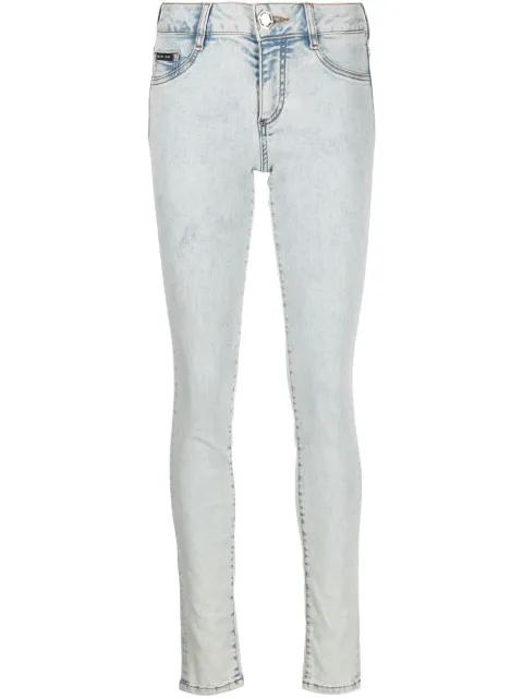 Philipp Plein high-rise skinny-cut jeans Blue PACCWDT2310PDE004N