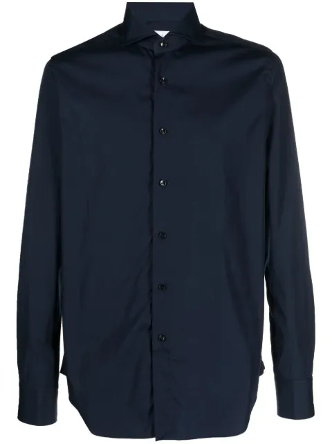 Xacus wrinkle-free tailored travel shirt Blue 520ML16123