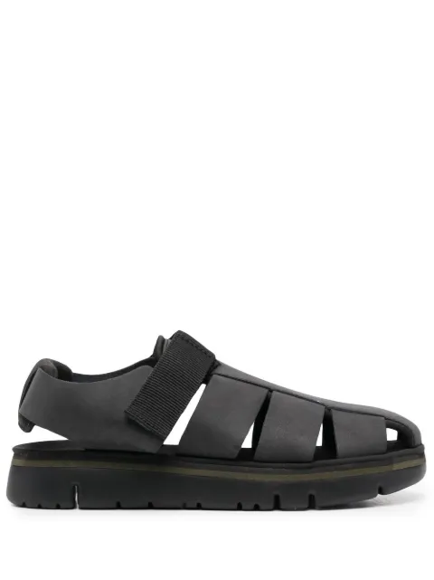 Camper strap fastenting chunky sole sandals Black K100285007