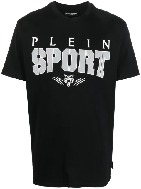 Plein Sport logo-print t-shirt Black PACCMTK6323SJY001N