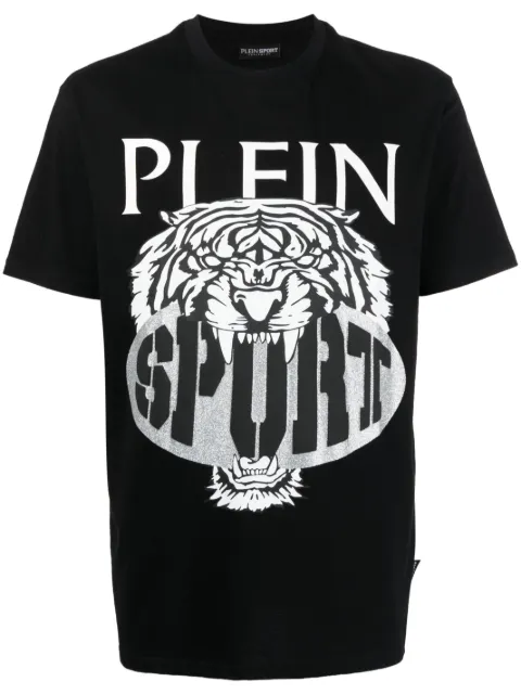 Plein Sport SS Tiger round-neck T-shirt Black PACCMTK6324SJY001N