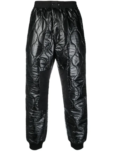Junya Watanabe MAN quilted straight-leg trousers Black WJP014051