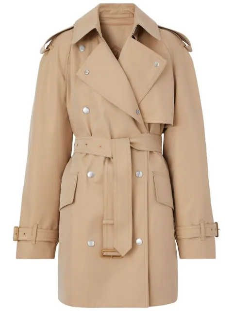 Burberry bonded cotton gabardine trench coat Brown 8062729