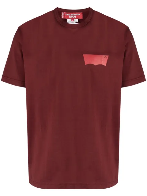 Junya Watanabe MAN x Levi's logo-print T-shirt Red WJT904100