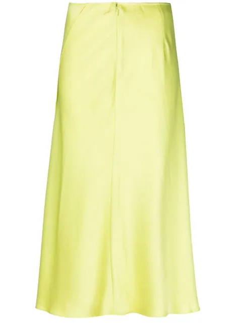 Stine Goya Octavia wrap midi skirt Green SG4247