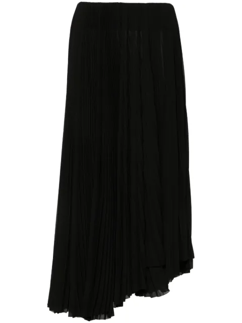 Balenciaga pleated midi skirt Black 725119TNO11