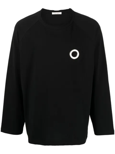 Craig Green appliqué-detail cotton sweatshirt Black CGAW22CJETSS03
