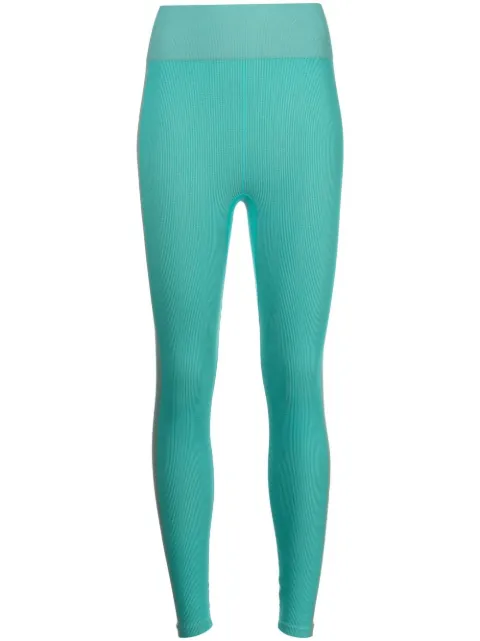 The Upside seamless ribbed leggings Green USW422085